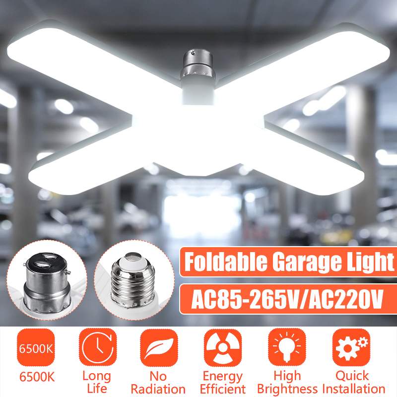 100W E27 Super hell industriell Beleuchtung B22 LED Foldable Garage hell 180 Grad verformbar LED hoch Bucht Lampe Pro Werkstatt
