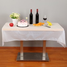 Neue Heiße 30m Kunststoff Einweg Tischdecke Bequem Party Bankett Hochzeit Gastronomie Kunststoff Tischdecke SMD66