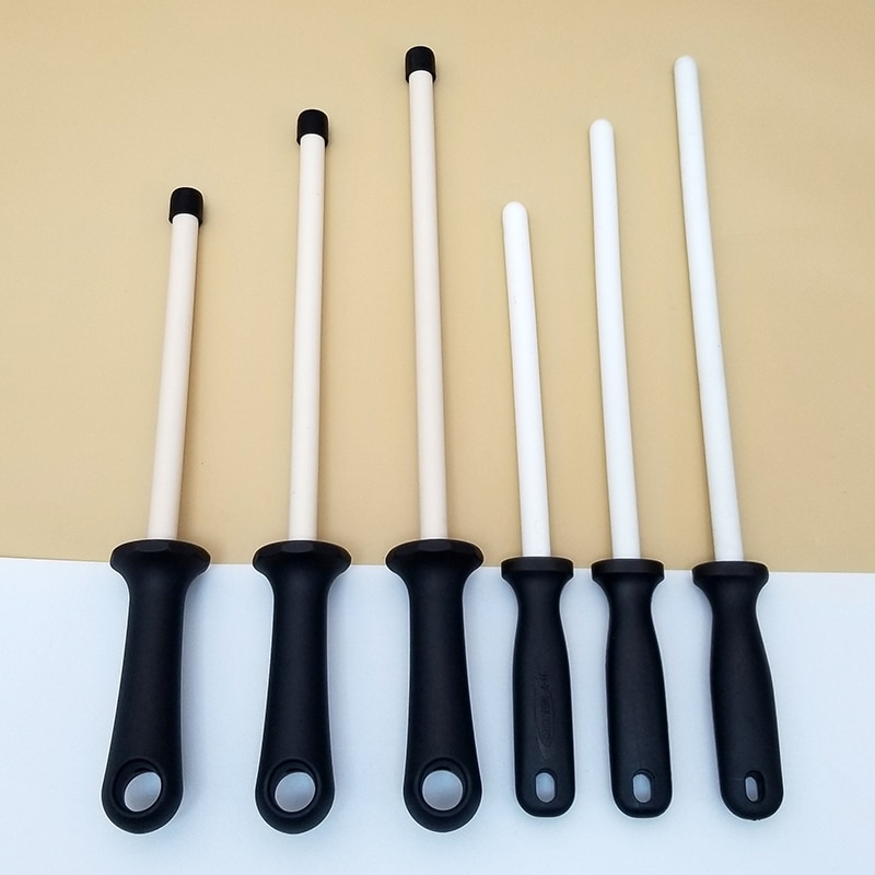 1 Stck Keramik Stange Zirkonia Messer Spitzer Honen Stahl Schärfen für Köche Messer Küche Keramik Schärfen Professionelle