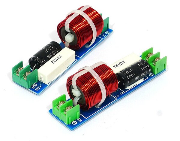 1 stücke 1 weg frequenz teiler Überkreuzung Filter Mitte-Tieftöner 80W 4 Ohm für Kasun lautsprecher frequenz teiler Auto tür verstärker