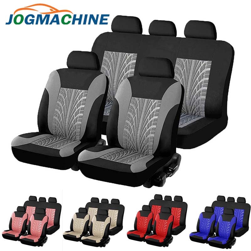 Auto Sitzbezüge Universal- passen Vollen Satz Auto Sitz Protektoren Reifen Spuren Auto Sitz Zubehör-9Stck