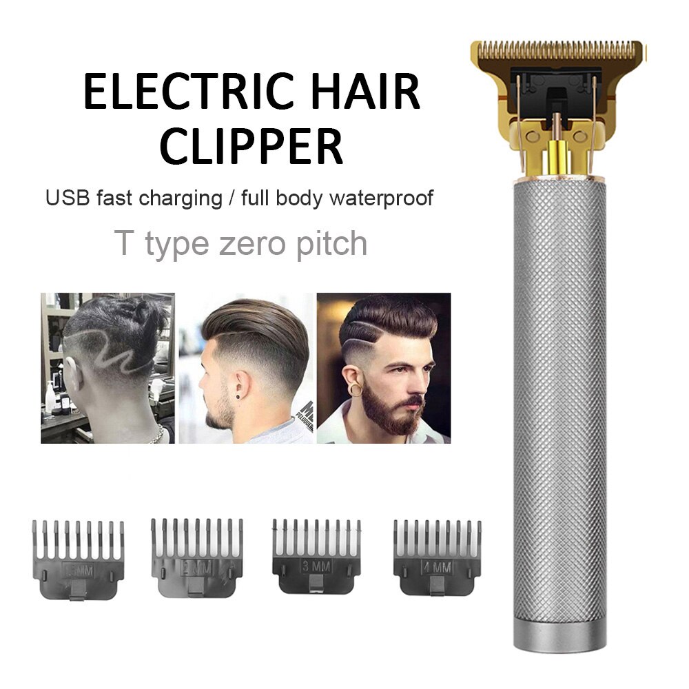 Haar Trimmer Friseur Haarschnitt Wiederaufladbare haar Haarschneidemaschine Männer Haar Schneiden Maschine Bart Trimmer 0mm rasiermesser rasierer