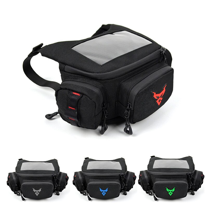 Wasserdichte Motorrad Vorderseite Tasche Universal- Windschutzscheibe Lenker Gabel Lagerung Tasche Multifunktions Taille Tasche Telefon Navigation Tasche