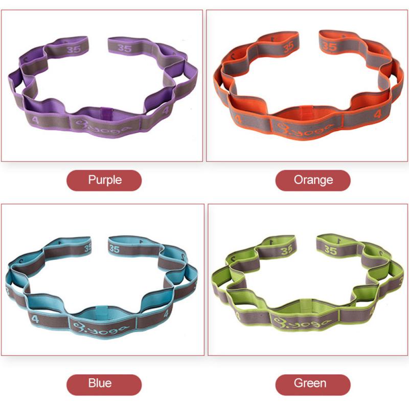 Multi-Segment strecken Sport Gürtel Yoga Spannung Gürtel Elastische strecken Gürtel Yoga strecken Gürtel Widerstand Bands Körper Gebäude