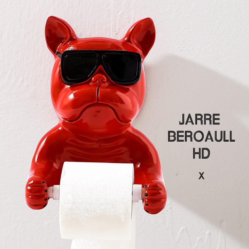 Kreative Gesetz hund hund wc papier handtuch Halfter Schlecht Regal badezimmer Zauberstab hängen Gewebe Kasten papier Halfter freies schlagen