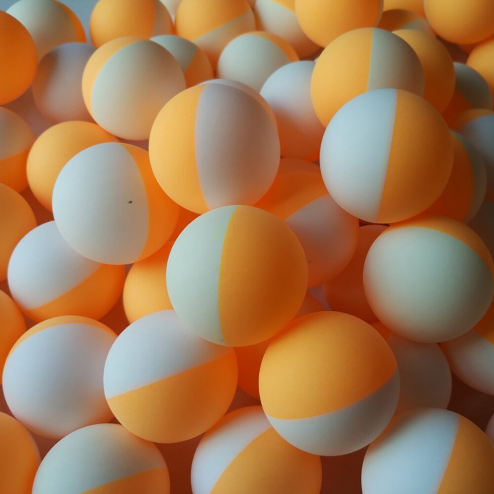 100 stücke Professionelle 3 Sterne 40mm Dual Farbe Klingeln Pong Ball Tischtennis Bälle