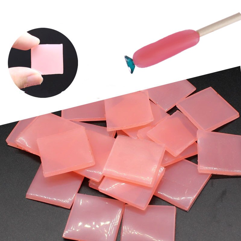 10 stücke Nagel Kunst Strass Pflücker Gel Würfel Gel Edelstein Pflücker Silikon Gel Pflücker Nagel Werkzeug