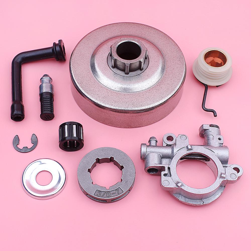Kupplung Kettenrad Trommel Felge Für Stihl Frau290 029 Frau390 039 Frau310 Öl Pumpe Wurm Getriebe Filter Linie Lagerbier Unterlegscheibe Clip Bausatz Kettensäge
