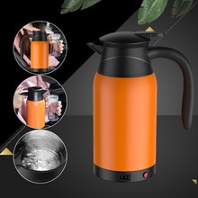 1000ml 12V/24V Elektrische Heizung Tasse Wasserkocher Edelstahl Wasser Heizung Flasche für Tee Kaffee Trinken reise Auto Lkw Wasserkocher