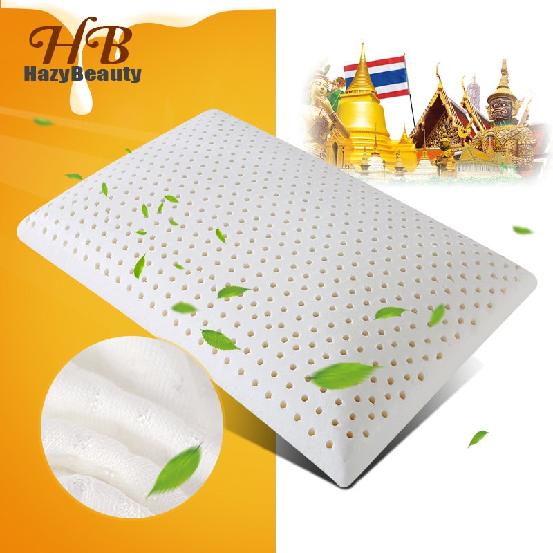 Latex Kissen Massage Kissen für Schlaf Orthopädische Kissen Kussens Oreiller Almohada Zervikale Poduszkap Speicher Kissen