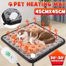 Haustier Hund Katze Winter Warme Elektrische Beheizte Pad matt Teppich Für Tiere Haustier Wasserdicht Plüsch Bett Decke Heizung Teppich Heizung Pad