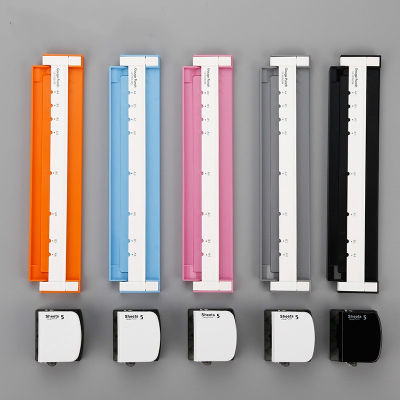 A4/A5/B5 Papier Cutter See Locher verlieren-Blatt Perforator Manuelle Sammelalbum Stanzen Maschine Büros Schule Verbindlich schreibwaren