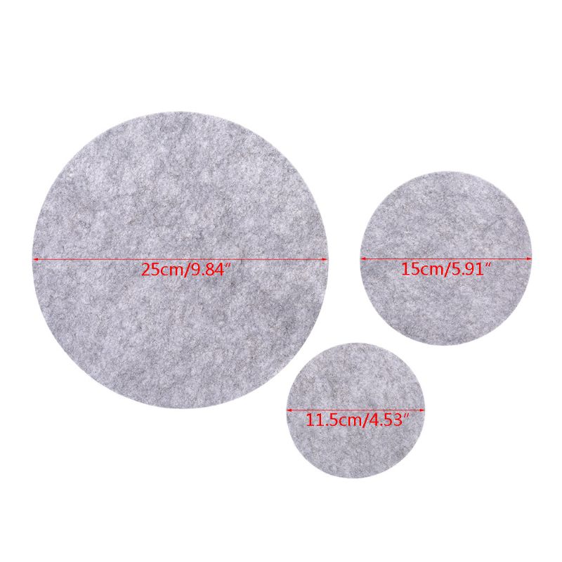 einstellen von 24 Weichem Filz Platte Teiler 3 Größen Pfanne Separator Pads Kochgeschirr Backformen Topf Stapeln Protektoren Gericht kratzen Protektoren
