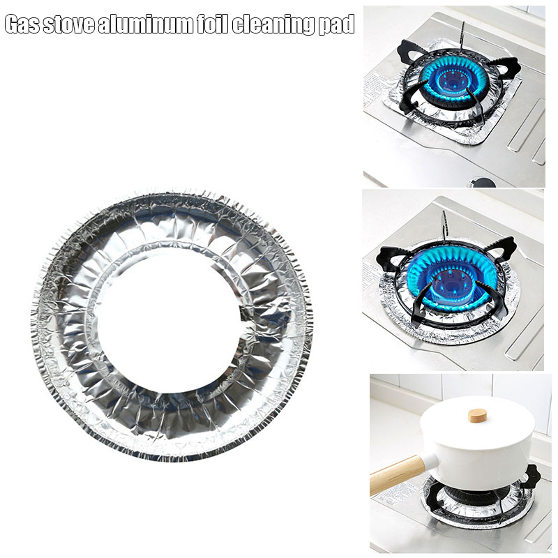 Reinigung Pad gasherd Aluminium folie papier hohe temperatur Besteändig öl nachweisen reinigung Pad kochgeschirr zubehör @ LS