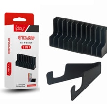 IPlay HBS-147 2 in 1 Karte Halfter Für Nintendo Schalter Spiel CD Scheiben Karte Für N-Schalter Spiel Karte lagerung Stehen