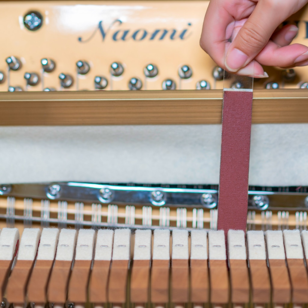 1Pc Klavier Sand Papier Datei Acryl Schleifpapier Material Klavier Äußern Werkzeug