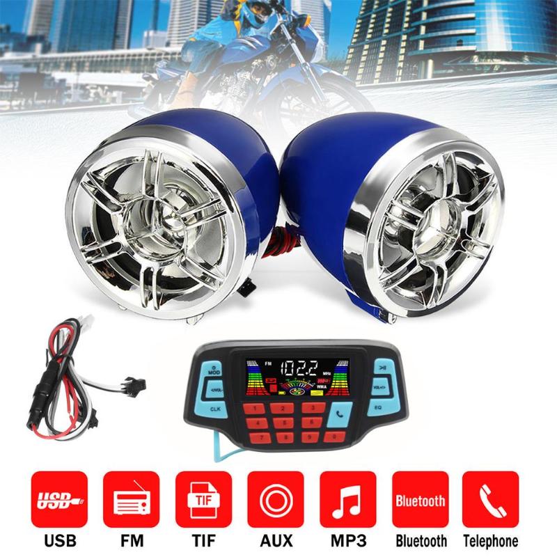 Neue Motorrad Lenker Bluetooth Conection MP3 Spieler Lautsprecher Motor- Fahrrad Audio- Klang System USB FM Radio Musik Lautsprecher