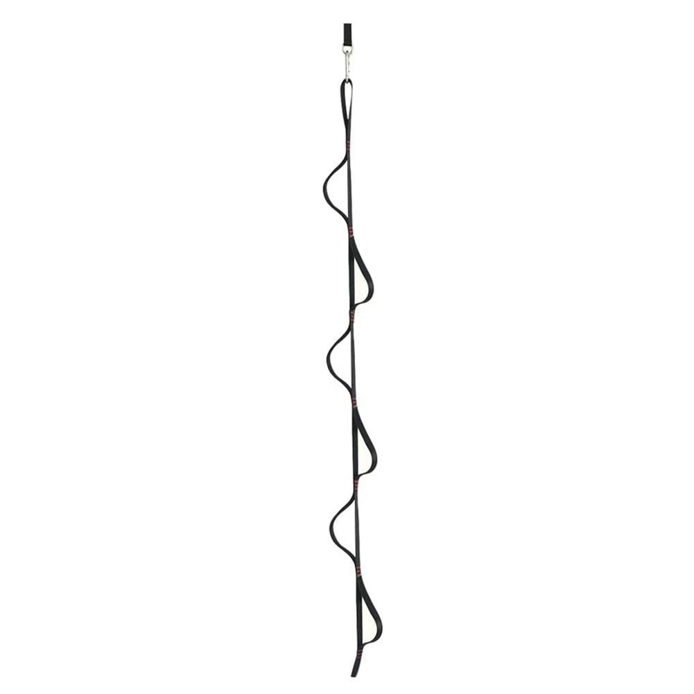2m 6 Ringe Klettern Seil Gurtband Leiter hochfesten Polyester Flache Gürtel Leiter 6 Schritte Fuß Spaß Leiter draussen freundlicher Klettern