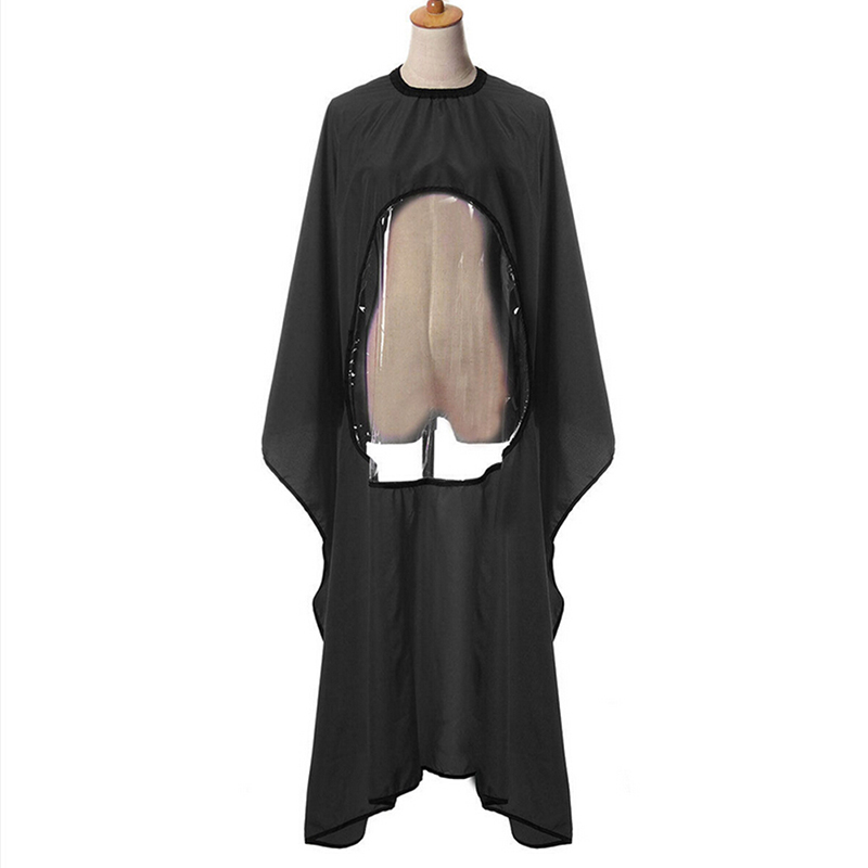 Haar Schneiden Friseur Kleid Professionelle Styling Salon Barbier Friseur Kap mit Sichtfenster Schürze Wasserdichte Kleidung