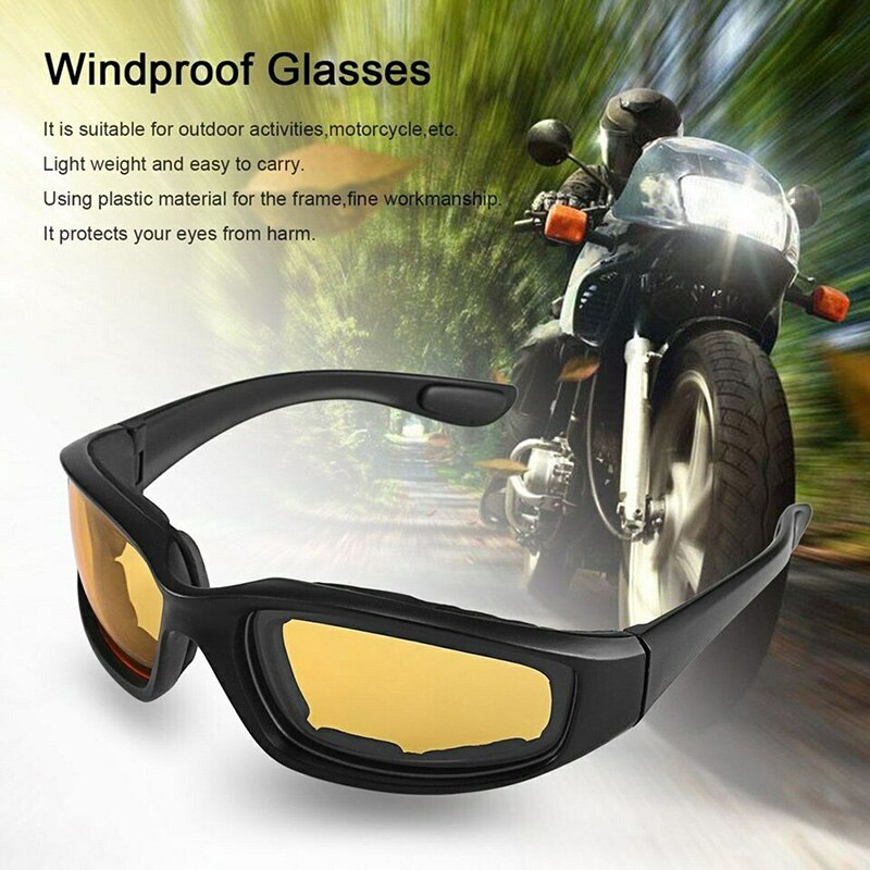 Motorrad Wind Sand Reiten Gläser Anti-Blendung Motorrad Brille Polarisierte Nacht Fahren Objektiv Gläser Ich bin Freien Sonnenbrille