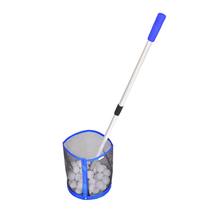 1 einstellen Teleskop Pole Tischtennis Ball Pflücker Klingeln pong Ball Pflücken Netto Empfänger Sammlung 120 stücke Kapazität
