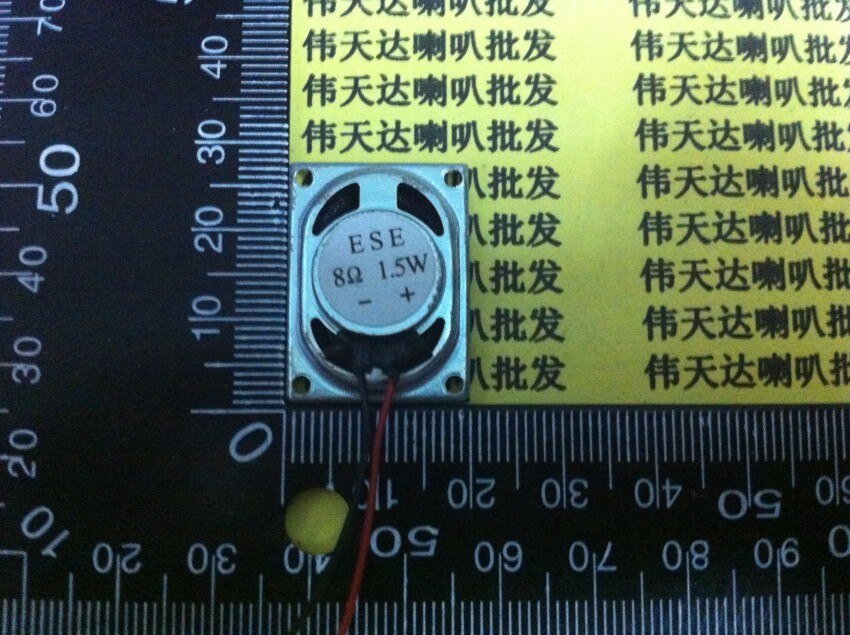 Neue Klang lautsprecher 8 Ohm 1,5 Watt 8R 1,5 W lautsprecher 2027 20*27mm Dicke 7 MM Lautsprecher mit kabel