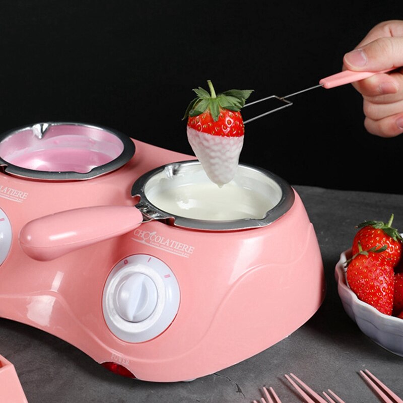 Schokolade Süssigkeit Schmelzen Topf Elektrische Schokolade Brunnen Fondue Schokolade Schmelzen Doppel Topf Schmelz Maschine Diy Küche Werkzeug Ha