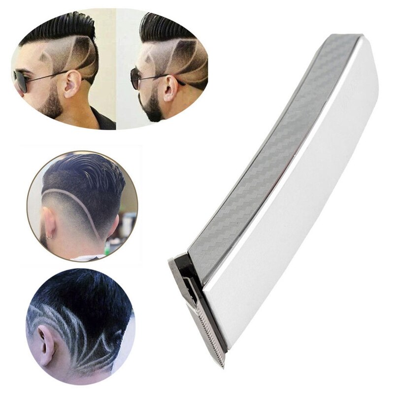 Haar Haarschneidemaschine Stecker-in Elektrische drücken-Haarschneidemaschine Friseur Haushalt Mini Friseur Rasierer Bart Schneiden Machin EU Stecker (schwarz)
