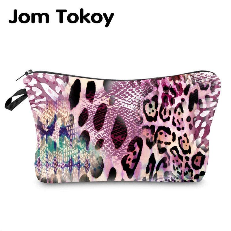 Jom Tokoy Wasserdicht machen-hoch tasche Druck Leopard Kosmetik Tasche Organizer Tasche Frauen Multifunktions Schönheit Tasche hzb966