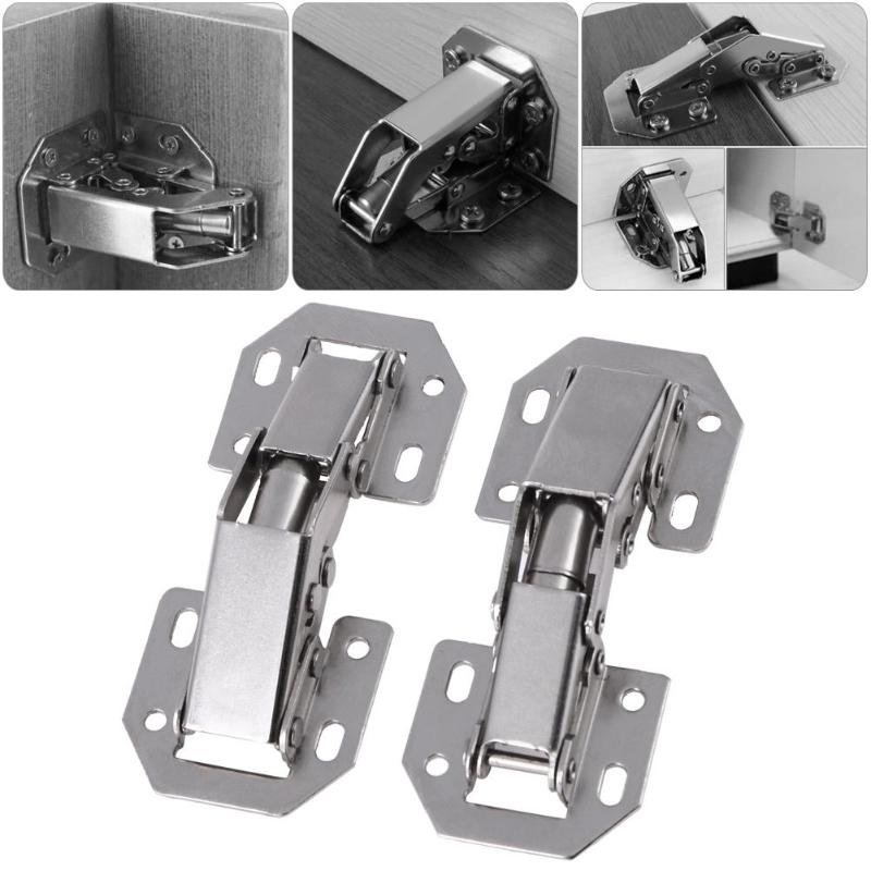 10 stücke Schrank Tür Scharniere Frühling Frosch Schrank Tür Scharniere Kein Bohren See Möbel Hardware- Küche Schrank Unterstützung