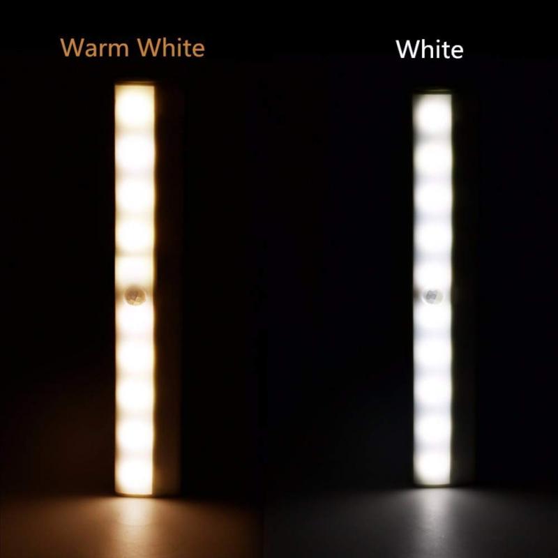 LEDs PIR LED Bewegung Sensor Licht Schrank Schrank Bett Lampe Zauberstab Lampe LED Unter Kabinett LED Nacht Licht Für Schrank treppen Küche