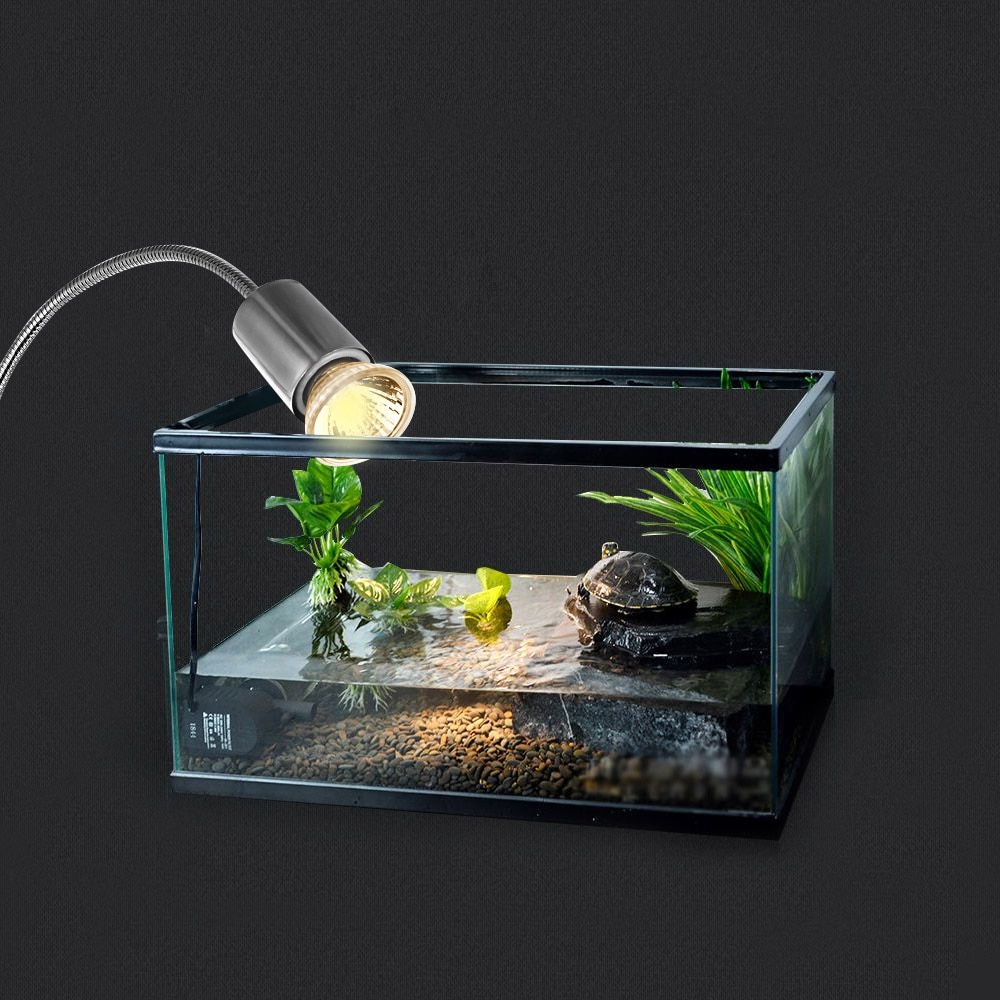 25W UVA + UVB Reptil Lampe Schildkröte Schildkröte Haustier Aalen UV Lampen Heizung Lampe Amphibien Temperatur Kontrolle Halogen Wärme lampen