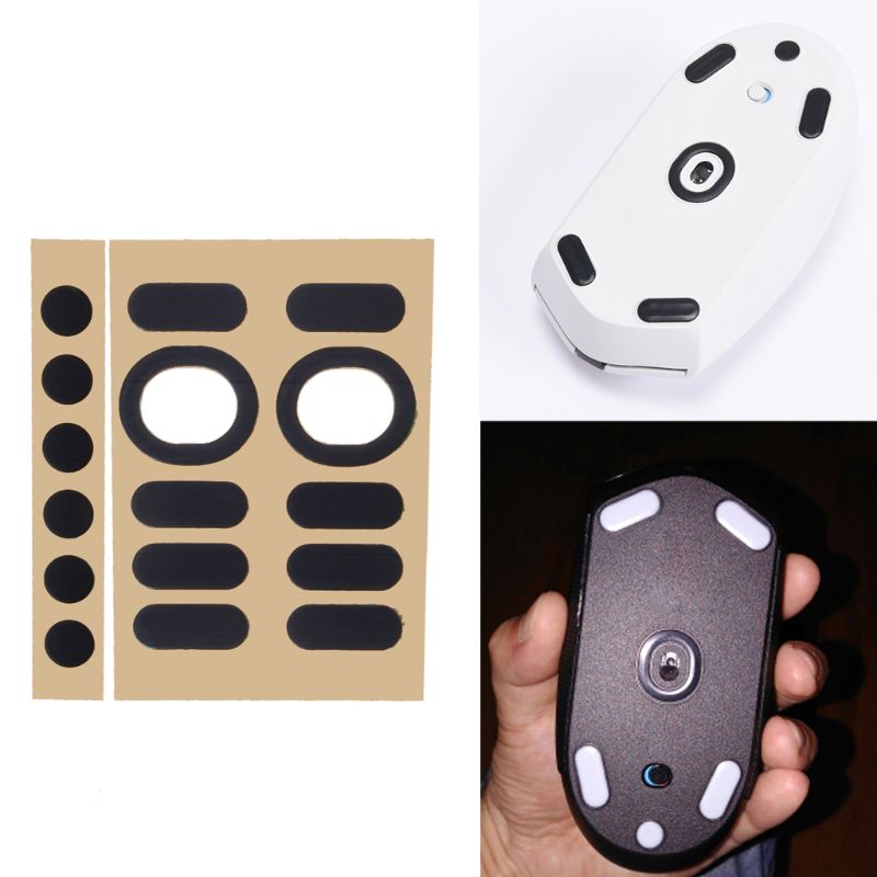 2 sätze/paket Original Hotline Spiele Wettbewerb Ebene Maus Füße Maus Rollschuhe Gildes für Logitech G304 G305 Maus 0,6mm Dicke