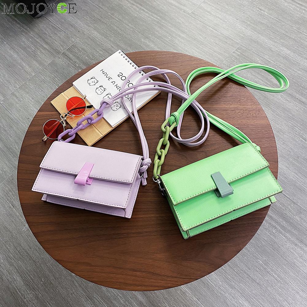 Frauen Makronen PU Leder Crossbody-tasche Schulter Schlinge Geldbörsen Einfache Handtaschen Klassische Elegante Umhängetasche Schulter Tasche