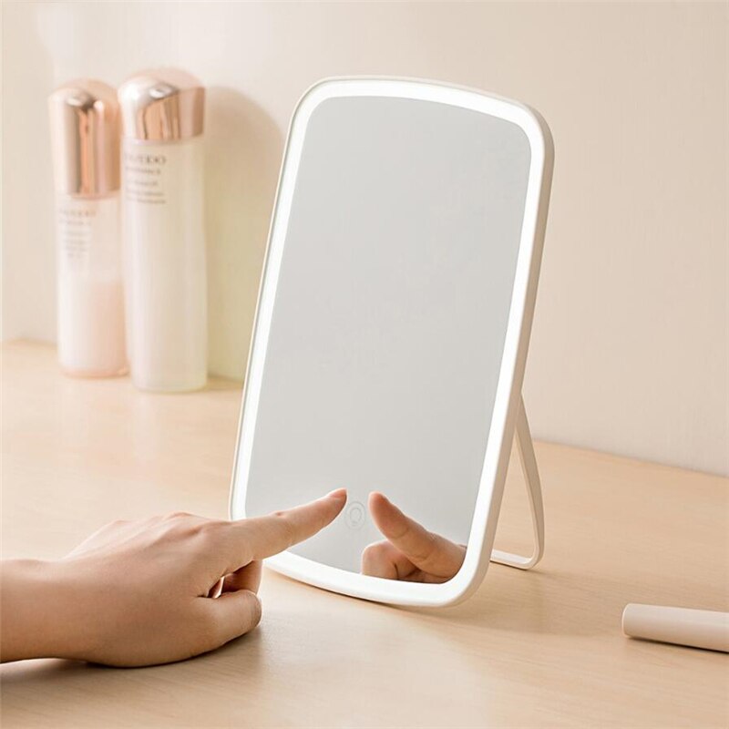 Original Youpin Intelligente Tragbare machen-hoch Spiegel Schreibtisch LED Licht Tragbare Falten Licht Spiegel Schlafsaal Schreibtisch