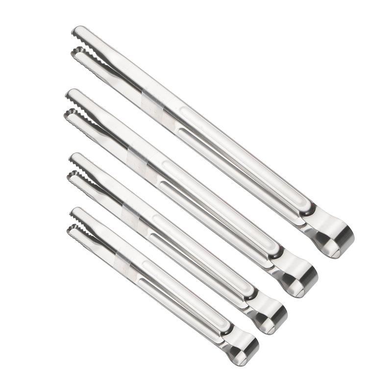 1pc Grillen Zange Lange Edelstahl Küche Zangen Kochen Zange Eiswürfel Zange Kochen Werkzeuge Zubehör BBQ Werkzeuge