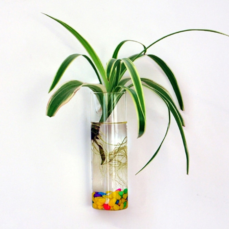 Zauberstab Hängen Glas Blume Pflanzer Vase Blumentopf Terrarium Heimat Garten