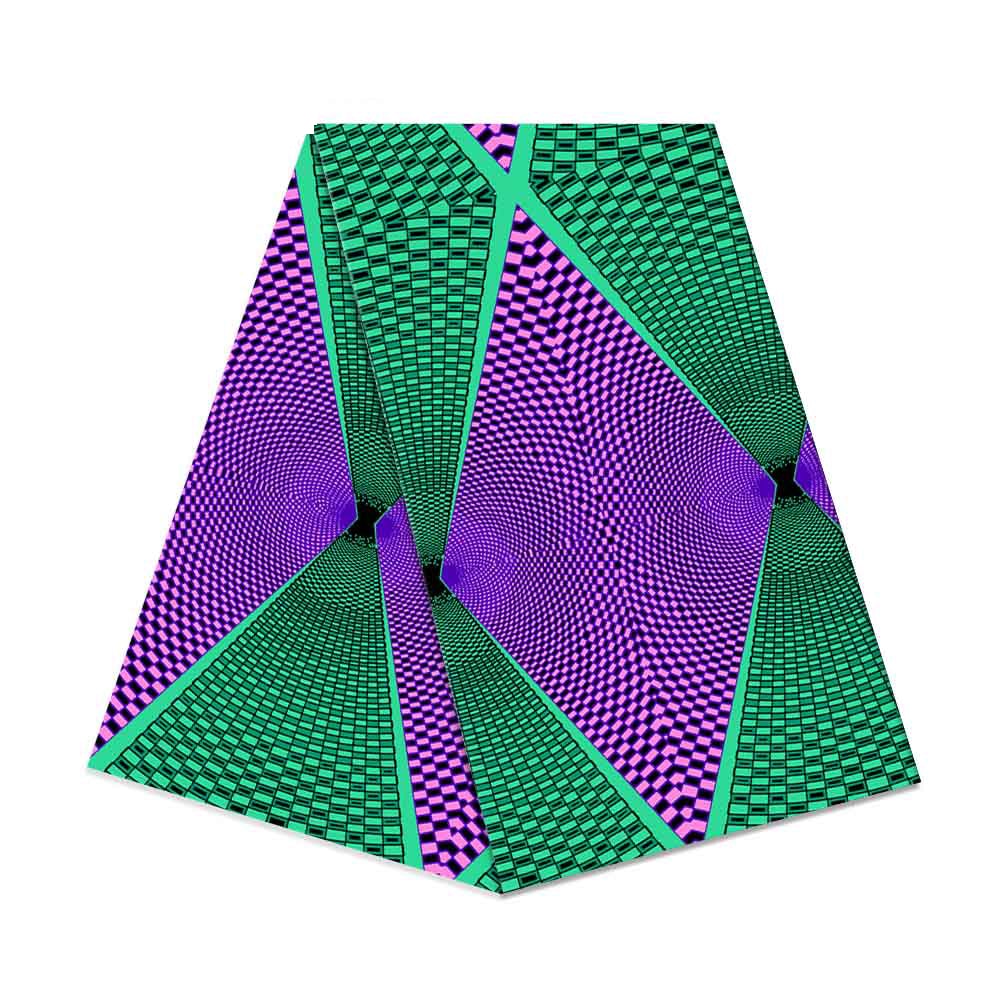 ankara Afrikanischen Wahre Dashiki Drucken Baumwolle Stoff Wachs Druckt 100% Baumwolle Stoff 6 Meter AFRIKA Nein.1