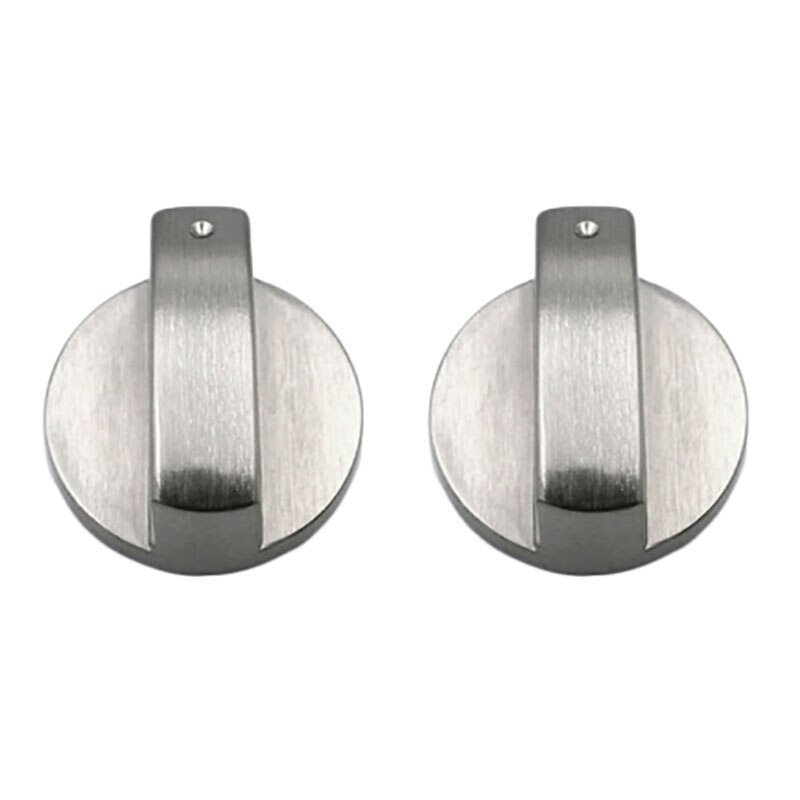 4 Stck Gasherd Knopf Metall Silber Gasherd Herde Knöpfe Adapter Backofen Schalter Kochen Oberfläche Schlösser Kochgeschirr Teile