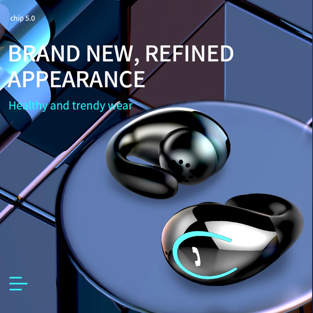 Mini Knochenleitung Ohr-haken Drahtlose Kopfhörer Mit Mikrofon Bluetooth Kopfhörer Kopfhörer Für iPhone Huawei xiaomi