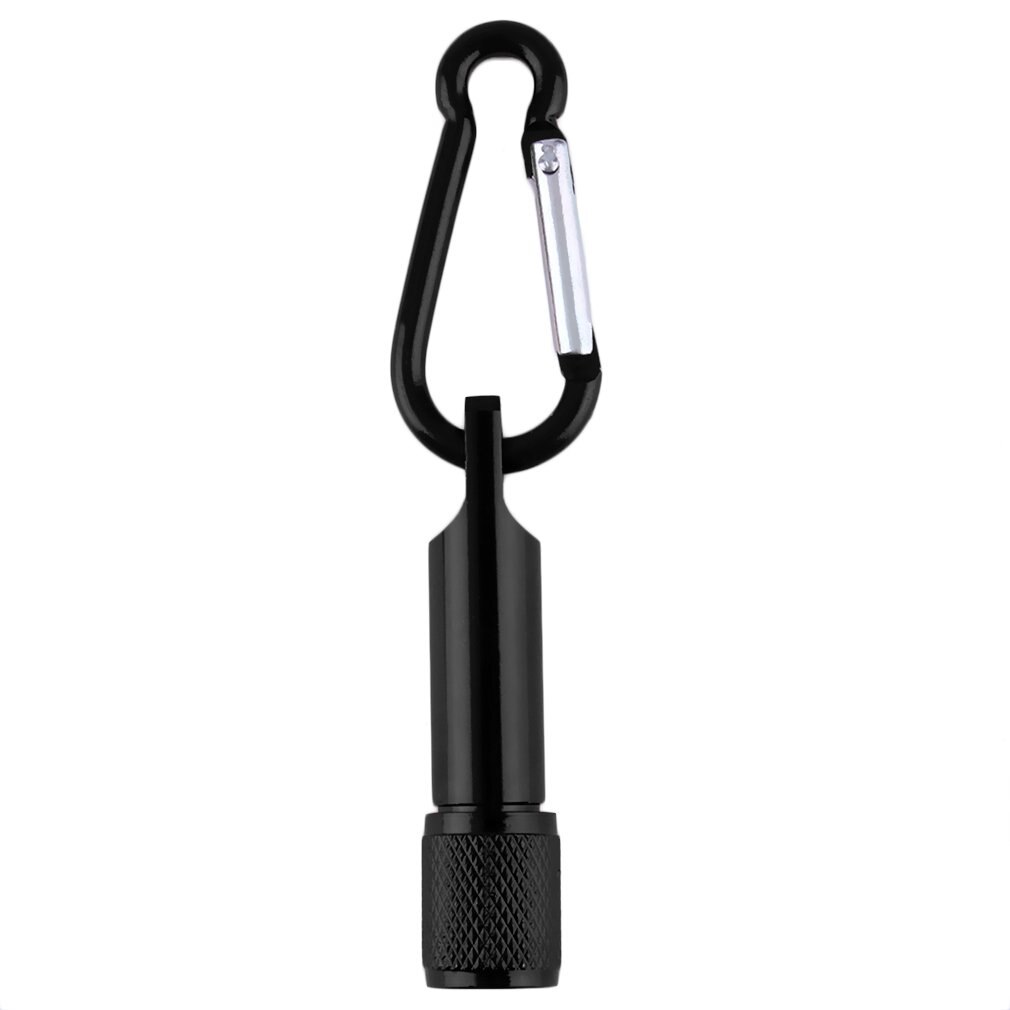 Mini Flashilight taschenlampe Karabiner Keychain Haken Lampe Tragbare 5 LED Mini Taschenlampe Licht Taschenlampe Aluminium Keychain