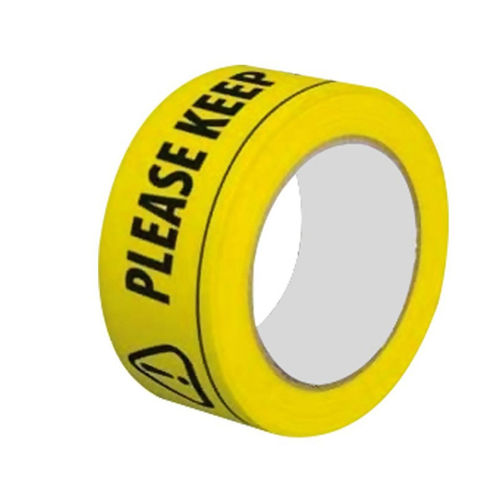 Praktische PVC boden warnband Sicherheit Band Auseinander Sozialen Sicher Distanziert dauerhaft Tragbare Boden Band