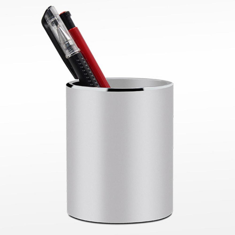 Moderne Schreibtisch Büro Aluminium Legierung Stift Halfter Büro Hause Stift Bleistift Halfter fallen Pinsel Tasse Speicher Lieferungen