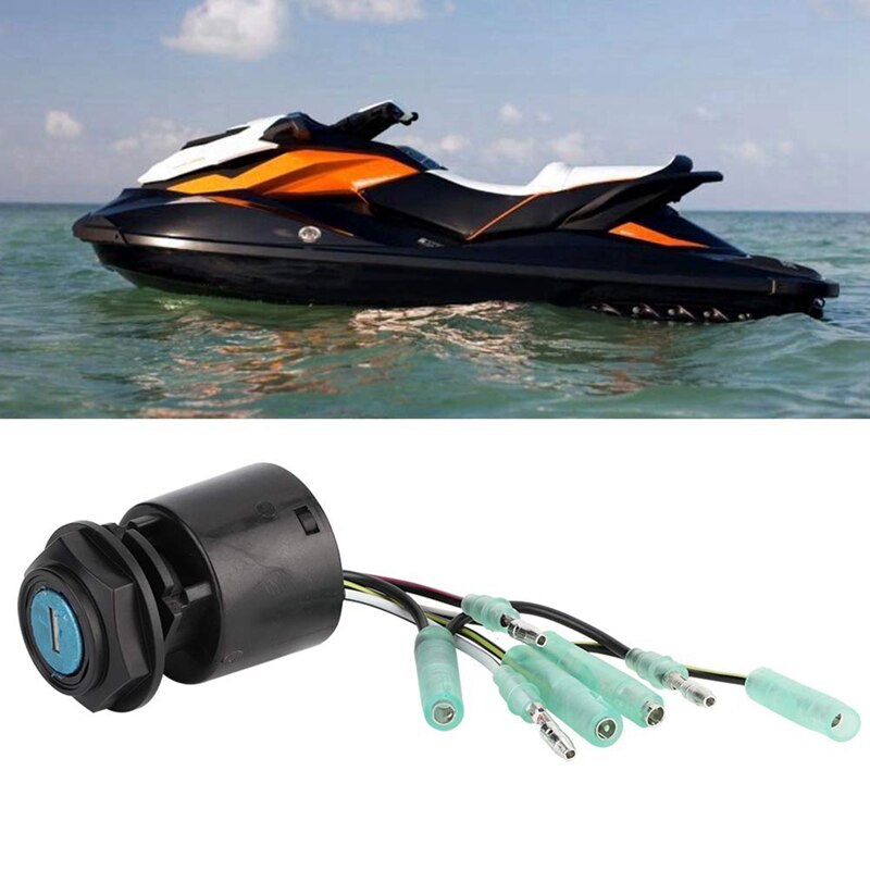 1 einstellen Stiefel Zündung Wichtigsten Schalter & Schlüssel für Honda Außenborder Kontrolle Kasten Ersetzen 35100-ZV5-013 Stiefel Zubehör Marine