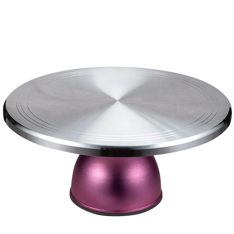 Beste 12 zoll Aluminium legierung kuchen drehscheibe sandstrahlen Basis bunte Aluminium backen kuchen nicht-Unterhose plattenspieler backen zu