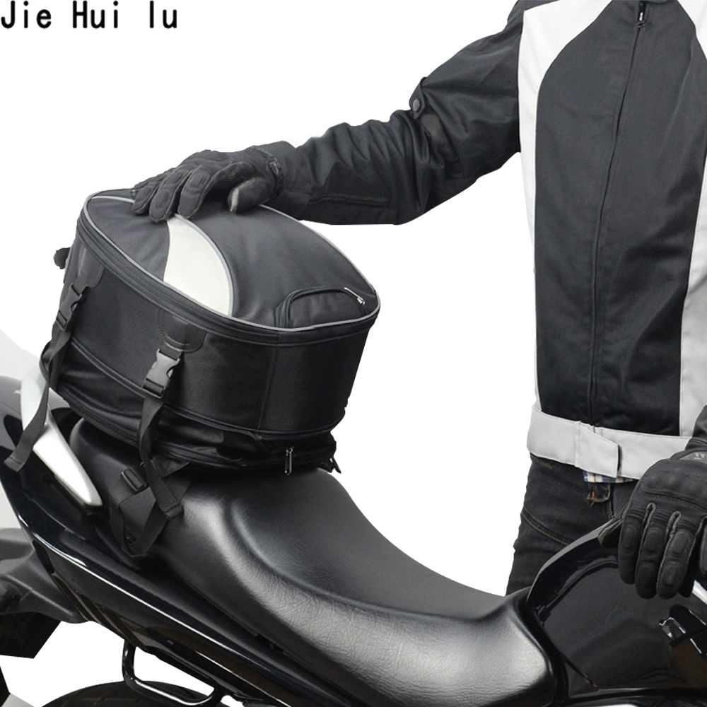 Motorrad Rücksitz Tasche Langlebig Hinten Motorrad Sitz Tasche Hohe Kapazität Reiter Gepäck Sattel Panzer Schwanz Helm Tasche