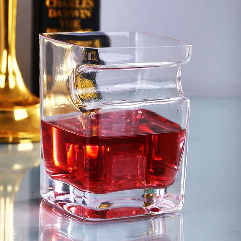Whiskey Zigarre Kreative Kristall Trinken Platz Wein Becher Für Heimat Bar Partei Brandy Getränke Bahre Wasser Verdickung Glas Saft Tasse