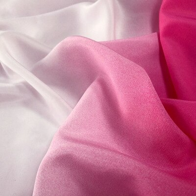 Weichen Lila Gradienten Chiffon Stoff Polyester Koshibo Stoff für Kleid, Hochzeit, Vorhang Grün, Blau, Gelb, Rose verrotten durch sterben Meter