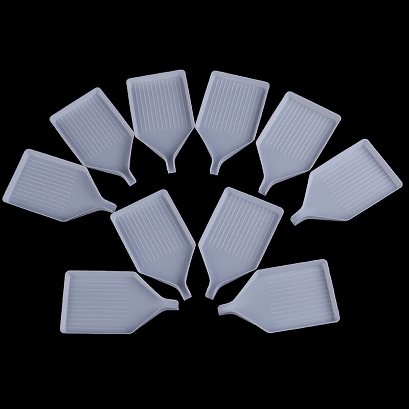 10 teile/satz DIY Diamant Fach Bohrer Platte Malerei Zubehör Quadratische bilden Diamant Malerei Kreuz Stich Stickerei Kunststoff Werkzeuge