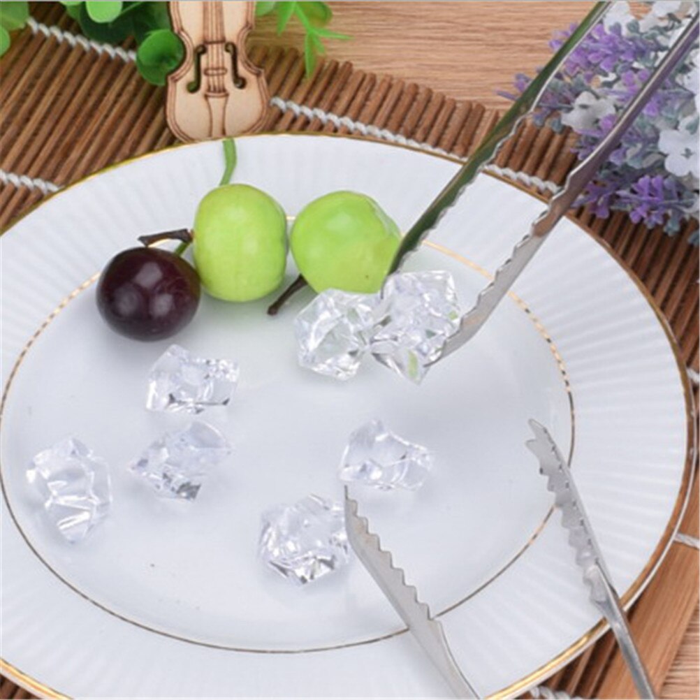 1 pc Grill BBQ Clip Edelstahl Grill Clip Brot essen Eis Klemme Eis Tong Werkzeug